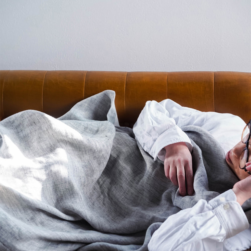 wafu】ふわとろ3重リネンガーゼ ハーフケット 多目的に使える