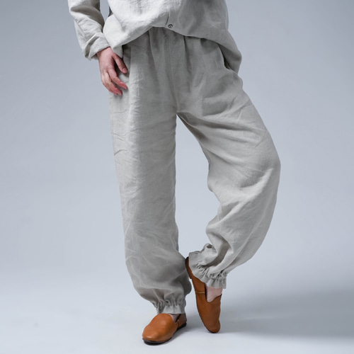 wafu / 入門編】数量限定！リネンパジャマ上下セット これぞ理想