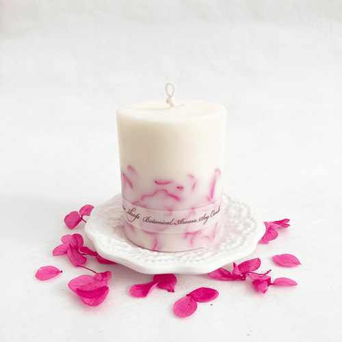 外国のお菓子のような可愛い色のゼラニウムソイキャンドル キャンドル  