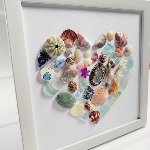 ナチュラルアート シーグラス 貝殻 天然石 その他アート Ecott's Beach