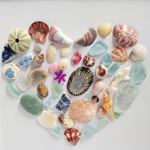 ナチュラルアート シーグラス 貝殻 天然石 その他アート Ecott's Beach