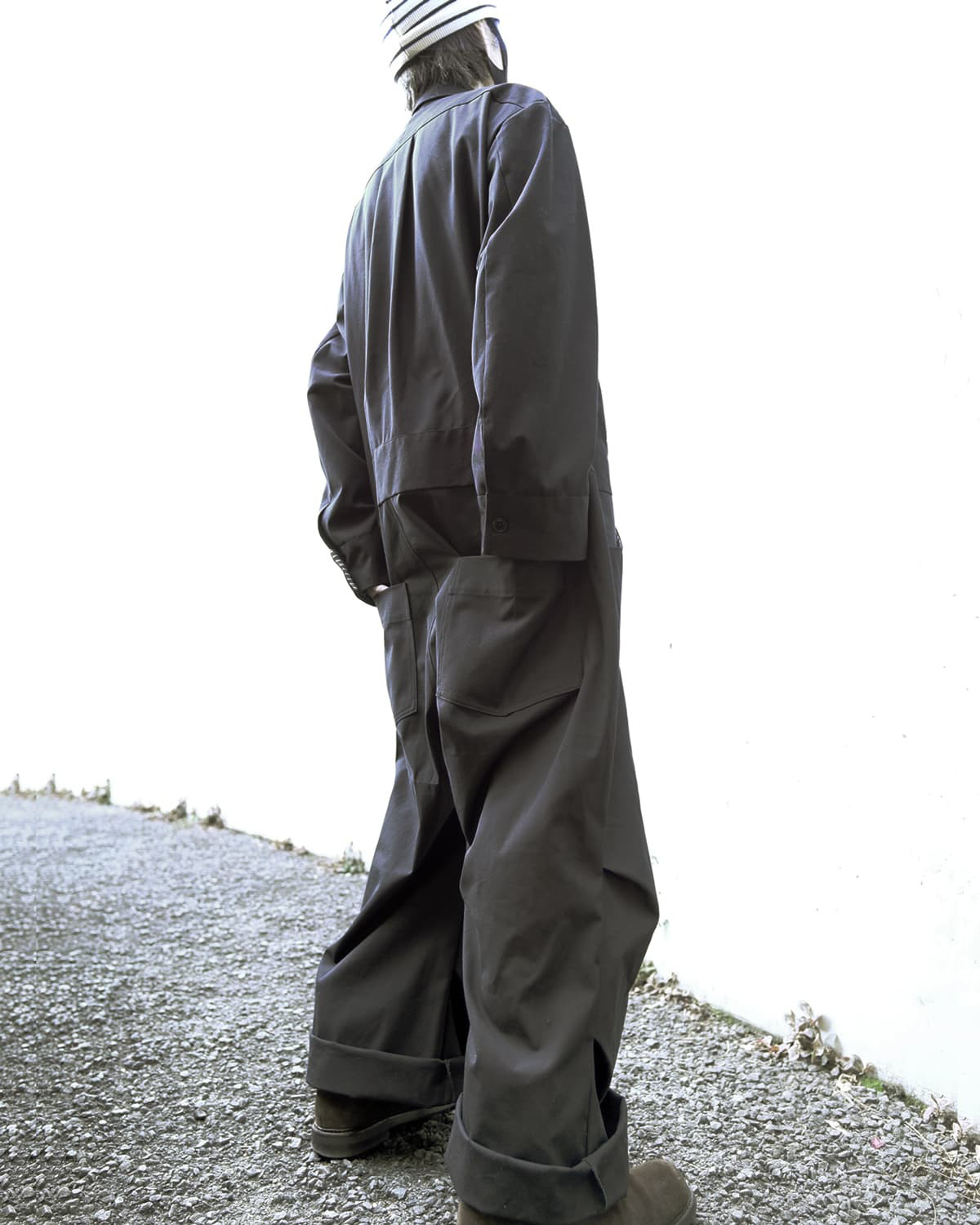 Back Satin Jumpsuits｜Greed International Official Online Shop