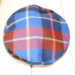 BERET ﾀｰﾀﾝﾁｪｯｸ FREE〜60cm c/#ｸﾞﾘｰﾝ、ﾚｯﾄﾞ、ﾏｽﾀｰﾄﾞ 6枚目の画像