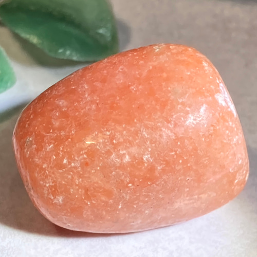 生命力の石❁⃘*.゜オレンジ カルサイト 原石 タンブル 天然石 東洋  