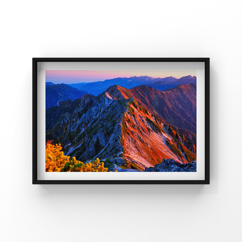 山岳風景写真 〜Ridge of Circuit〜 （針ノ木岳・北アルプス・後