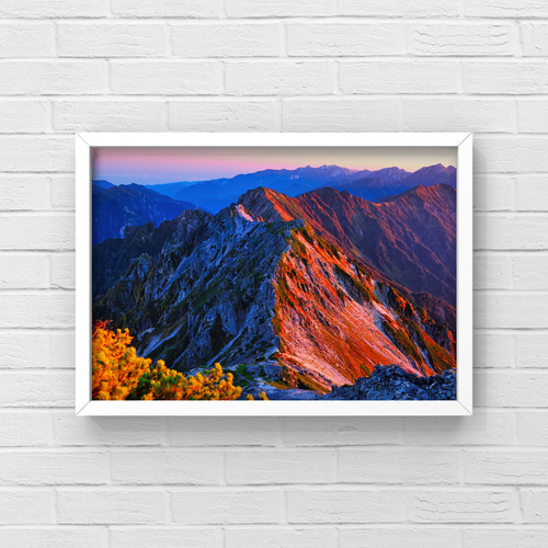 山岳風景写真 〜Ridge of Circuit〜 (針ノ木岳・北アルプス・後 山岳風景写真 〜Ridge of Circuit〜 (針ノ木岳・北アルプス・後