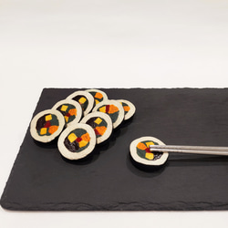 キンパ 箸置き のり巻き 김밥 2個セット 1枚目の画像