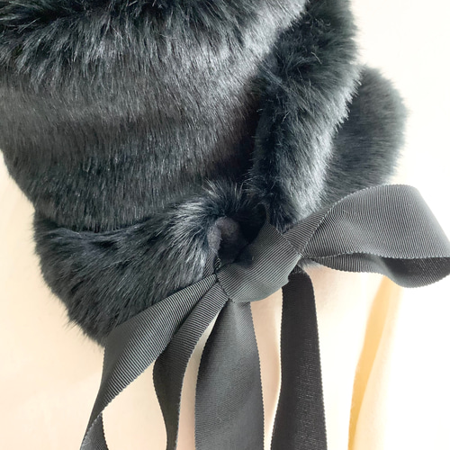 ファーマフラー エレガントなフォックス調マフラー 日本製高品質