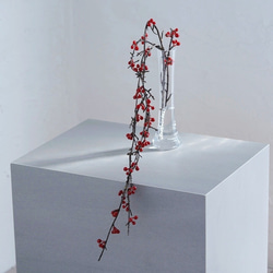 （水換え不要）赤い実　サンキライの花瓶挿し　【フラワーインテリア】 3枚目の画像