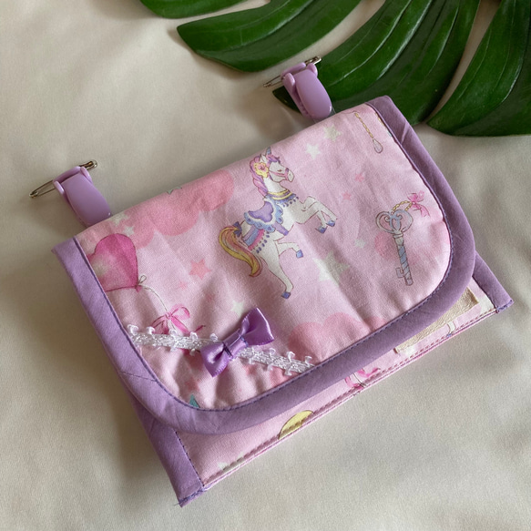 ハンドメイド＊移動ポーチ　移動ポケット　入園入学　ファミリアお好きな方 ハンドメイド＊移動ポーチ 移動ポケット 入園入学 ファミリアお