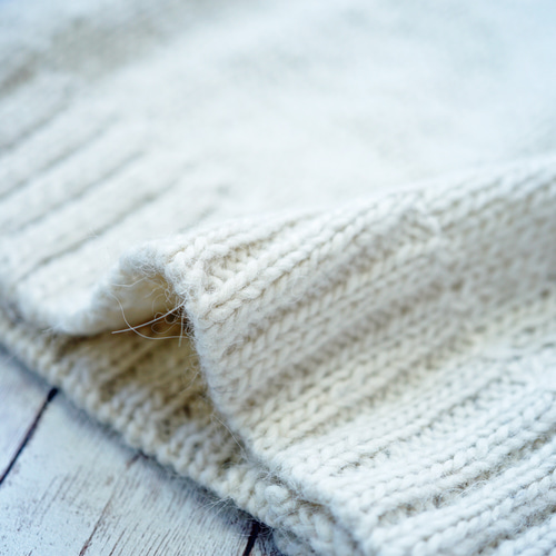 美品 アルアバイル アルパカウール ざっくり編みクルーネックケーブルニット 2 美品 23区 ケーブル編み アルパカ シルク ウール ニットセーター