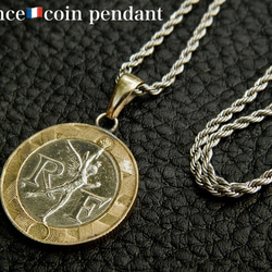＃PT23　France Coin Pendant 2枚目の画像