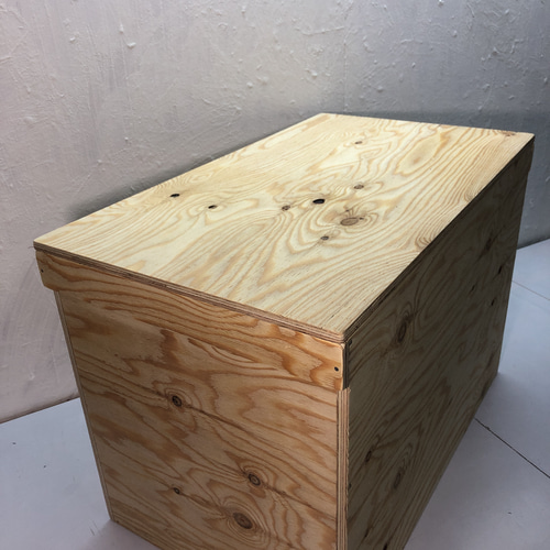 収納BOX 収納箱 無塗装 ベンチ ワイド 新品 未使用 その他家具 １Style