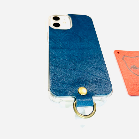 栃木皮革油鞣 iPhone 保護殼 ② 駝色（錶帶可選） 第18張的照片