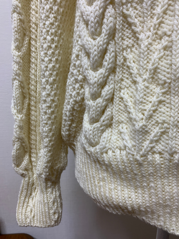 ♪風花様専用♪タートルネックの手編みセーター 3枚目の画像