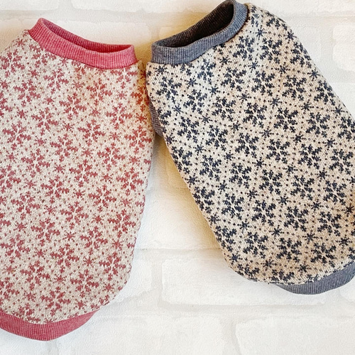 ジャガードニット ダックス服 3サイズ タンクトップ ロングサイズ 犬服