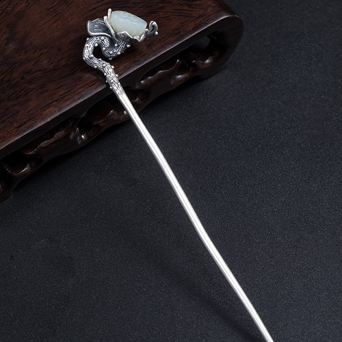 受注制作＞蓮のかんざし 簪 はす ハス はな プレゼント ギフト K031  