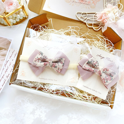 リバティ ハンドメイド ヘアクリップとヘアゴム15