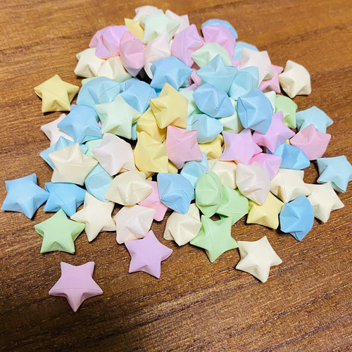 ノーマルカラー ラッキースター スターシャワー 可愛い 結婚式 ラッキースター パステルカラー (小)＊スターシャワー ＊結婚式 その他