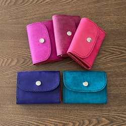手縫いの革財布  イタリアンレザー［マルゴー］キャッシュレス　全５色　新色、新作 1枚目の画像