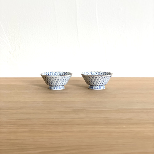 平安 平野仁平造 京焼 珍味入 小蓋物20客 清水焼/合子/蓋物/薬味