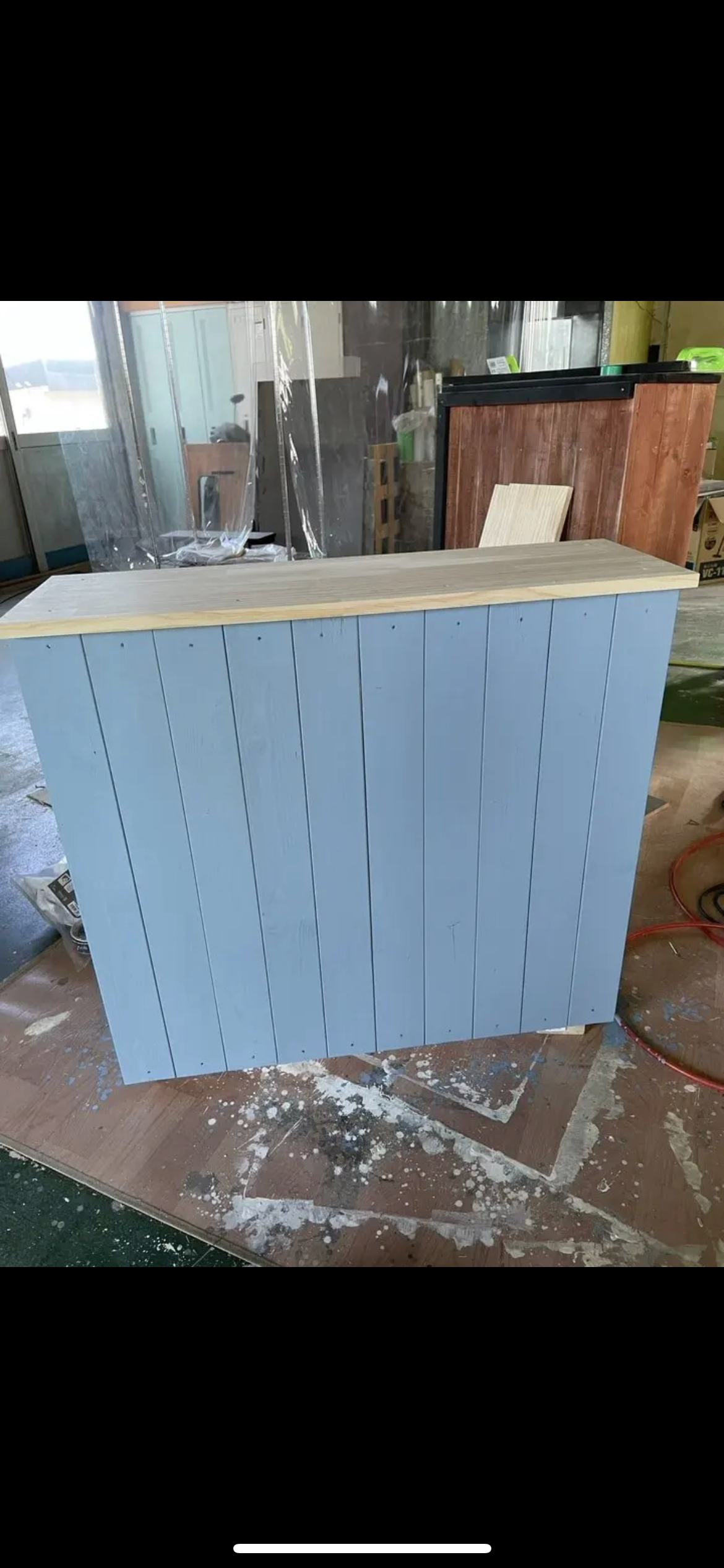 【フラット】カウンター　レジ　作業台　デスク　幅90✖︎高さ85✖︎奥行き40センチ