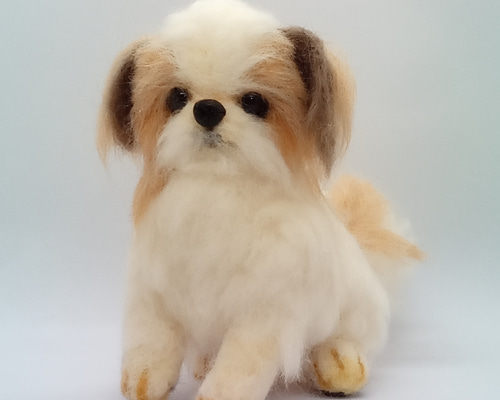 羊毛フェルト*シーズーちゃん 羊毛フェルト keikoch 通販