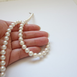 ご専用　あこや真珠　ネックレス ・イヤリングorピアスセット（パールネックレス）７ｍｍ 6枚目の画像