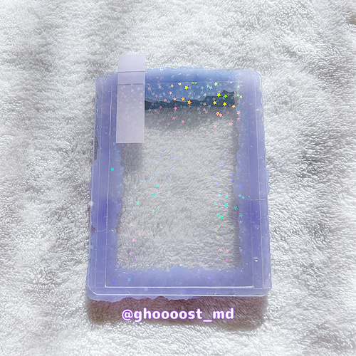 No.4 ホイップデコ トレカ 硬質ケース 紫×地雷系 その他雑貨 GHOST