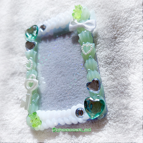 No.5 ホイップデコ トレカ 硬質ケース 緑×白 その他雑貨 GHOST TYPE