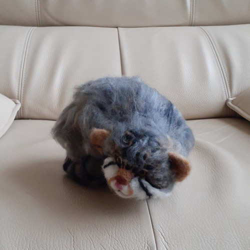 羊毛フェルト マヌルネコ 動物のオーダー受け付けてます 値段は