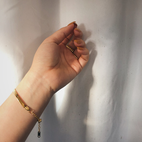 18k ゴールドブレスレット 4gr Gold Bracelet 18K Two Tone Gold Fancy Link Bracelet 20002242 | Shin Brothers*