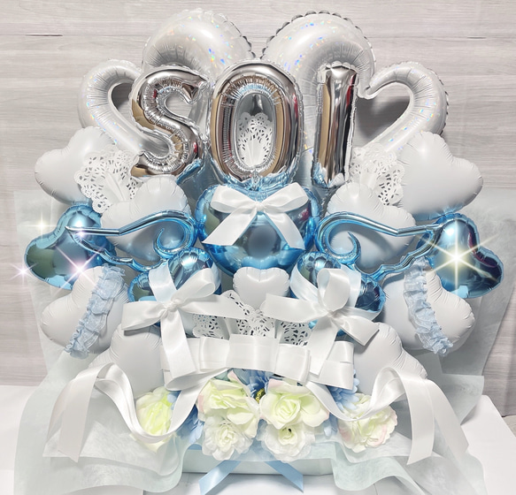 バルーンギフト　バルーンアレンジ 結婚祝い　誕生日　生誕祭　推し　開店祝い　ギフト　プレゼント　バルーン TravisJapan