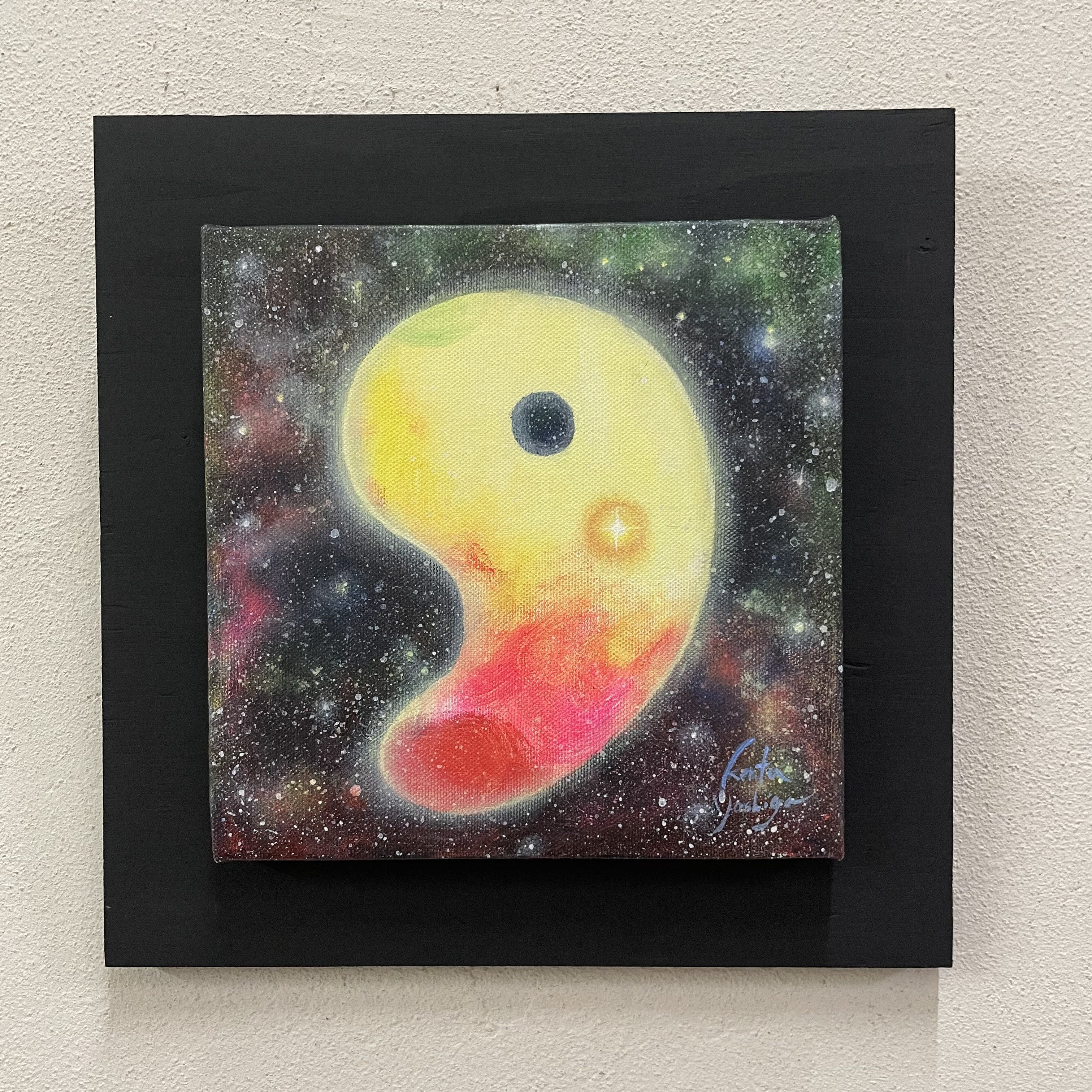 水たまり　　絵画原画 水たまり 絵画原画