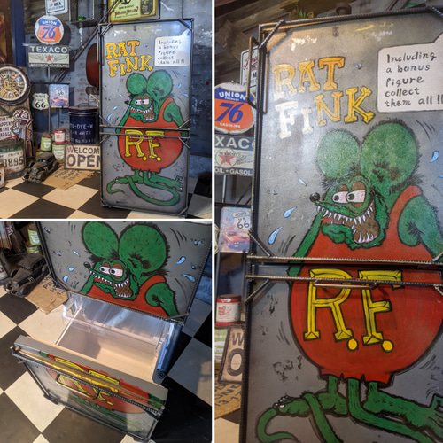 アメリカンヴィンテージな家 ガレージライフ 2ドア 冷凍冷蔵庫 ラット