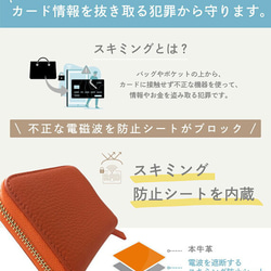 《全14色》 本革 ミニ財布 イタリアンレザー 二つ折り財布 コンパクト財布 ミニウォレット 小さい財布 革 5枚目の画像