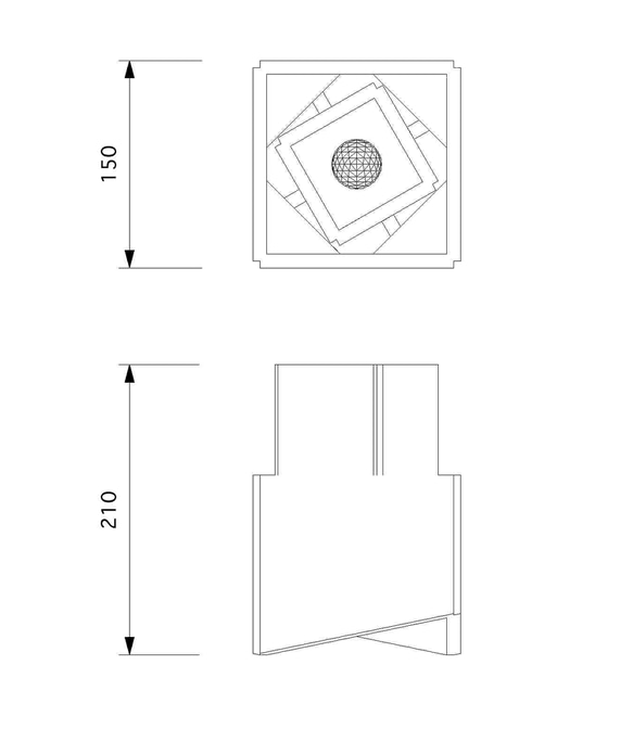 double square pendant lamp 7枚目の画像