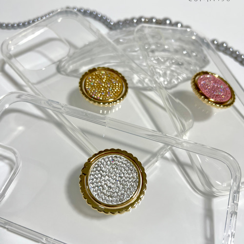 ゴールド バンカーリング ロゴ有 スマホ リング 落下防止 金 セール ゴールド バンカーリング ロゴ有 スマホ リング 落下防止 金 セール