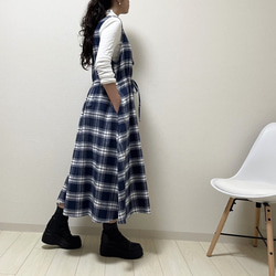 【新春福袋2023】チェック好きさんへ♪スカートとジャンパースカートの2点セット 17枚目の画像
