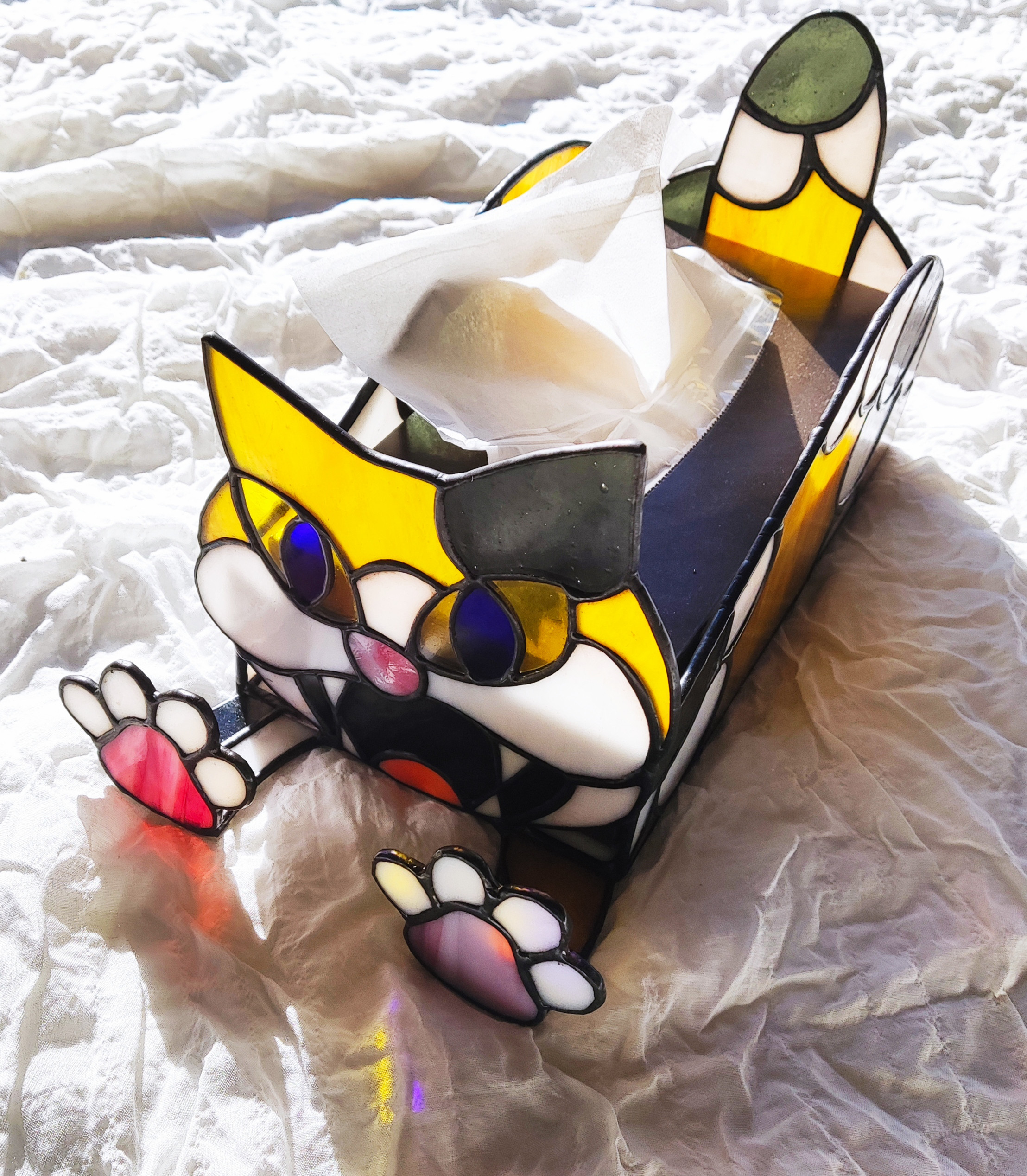 化け猫のティッシュボックス 25,000円