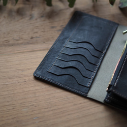 《受注製作》［proteus L] long wallet beltless/ 長財布(留め具なし) 12枚目の画像