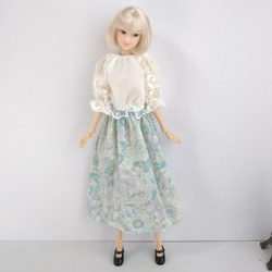 1159※ハルモニアブルームアウトフィット※単品※白のレース袖のラグラン