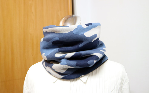 保暖圍脖 頸套 雙面雙色 短圍巾 男女均適用  *SK* 第1張的照片