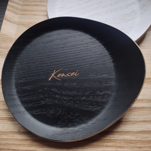 木製コースター 名入れ おしゃれ カフェ風 文字入れ オーダーメイド 耳