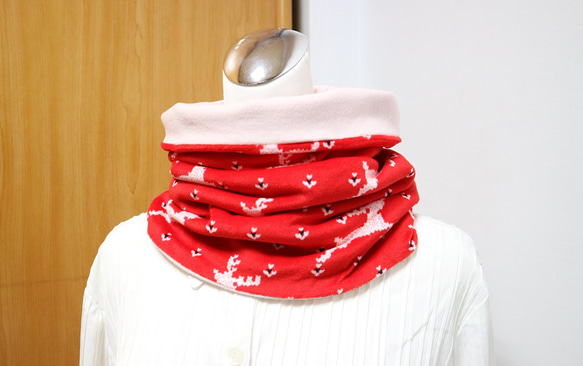 保暖圍脖 頸套 雙面雙色 短圍巾 男女均適用  *SK* 第2張的照片