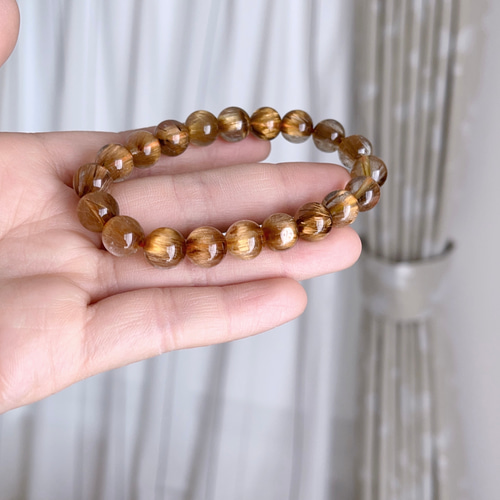 25.2g 天然 タイチン ルチルクォーツ ブレスレット ブレスレット  