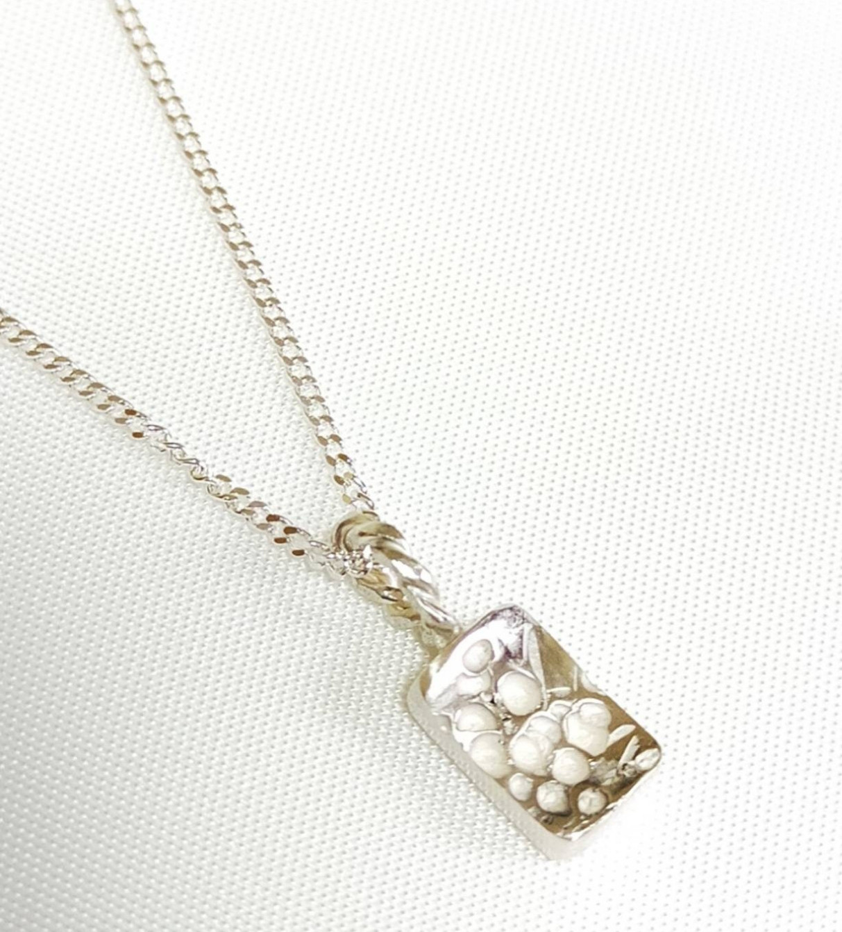 Silver950デイリーショートネックレス【１点物】