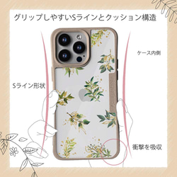 iPhone15/iPhone15Pro/iPhone15Plus/送料無料 TPU風 トロピカルプランツ 花柄 11枚目の画像