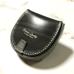 馬蹄型コインケース Horseshoe Coincase 箔押しタイプ ( ルガトレザー ) Stamp Purse 7枚目の画像