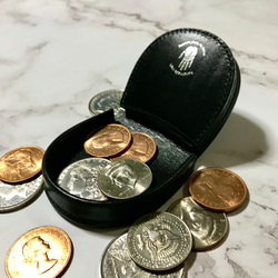 馬蹄型コインケース Horseshoe Coincase 箔押しタイプ ( ルガトレザー ) Stamp Purse 11枚目の画像